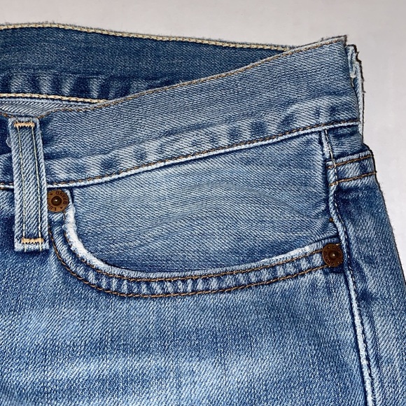 Lucky Brand Women’s Size 12 / 31 Sugar Baby Crop Denim Blue Jeans - Picture 10 of 14